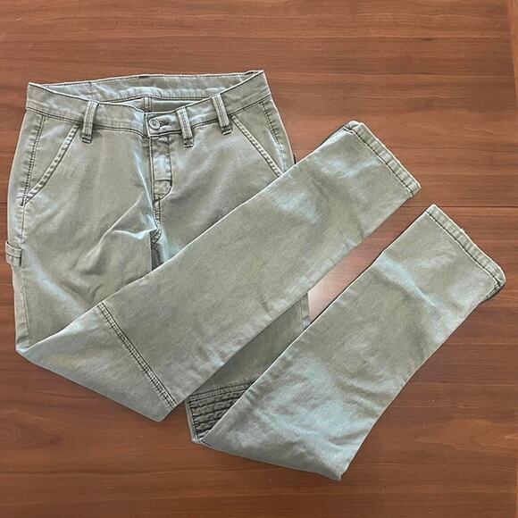 BCBGMAXAZRIA Olive Green Utility Skinny Pants – Size 28 - Picture 4 of 8